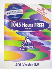 AOL Install CD 1045 Hours Free Version 8.0 Factory Sealed Vintage