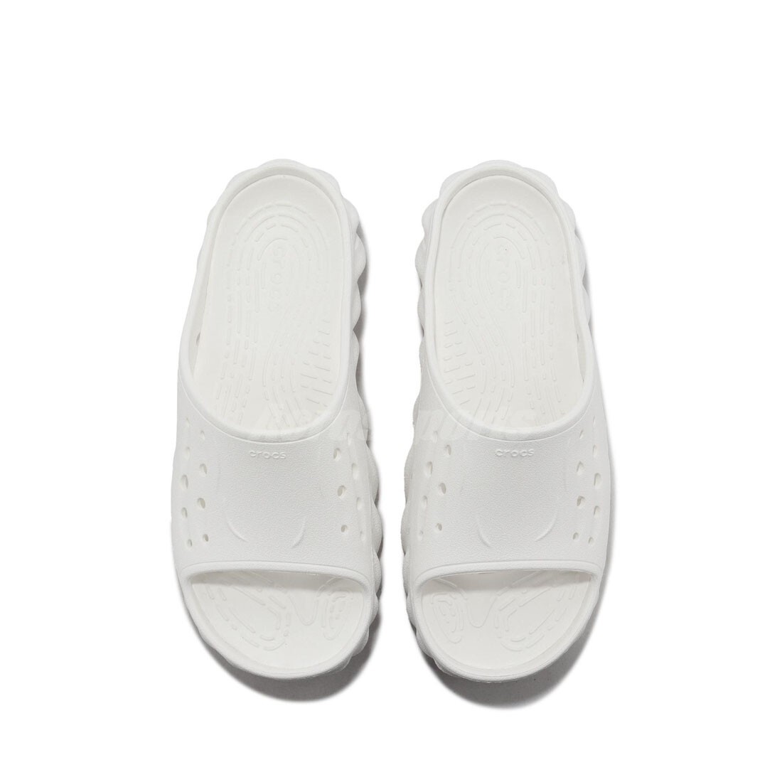 CROCS 208170-WHI Unisex Echo Slide in White - Medium | eBay display picture 1