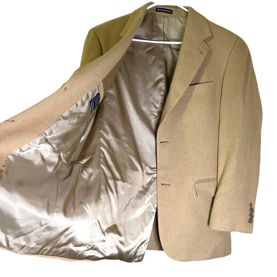 FILA Giacca blazer uomo vintage TAILORS ROW LUXE PURE CAMEL HAIR