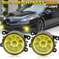 Pair Front Bumper Yellow Fog Light Driving Lamps For Acura Tl 2012 2013 2014 Pair Front Bumper Yellow Fog Light Driving Lamps For Acura Tl 2012 2013 2014