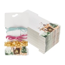 120pcs Paper Hair Clip Display Cards Hair Bow Holder Cards Hair Accessories