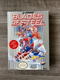 Carro Blades of Steel (NES, 1988) CIB, manual, caja ENV&Iacute;O R&Aacute;PIDO