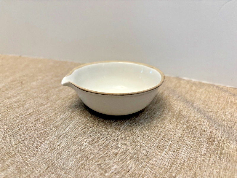 Vintage Champion USA Porcelain Company Lab Bowl Dish w/Spout