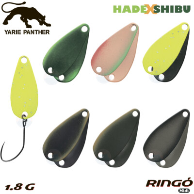 Yarie RINGO MIDI HADExSHIBU 1.8 g Assorted Colors Trout Spoon | eBay