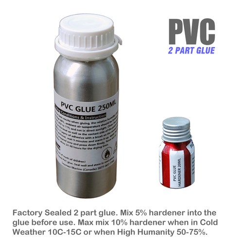 Seamax Professional 2 Part Glue Repair Kit for PVC or Hypalon