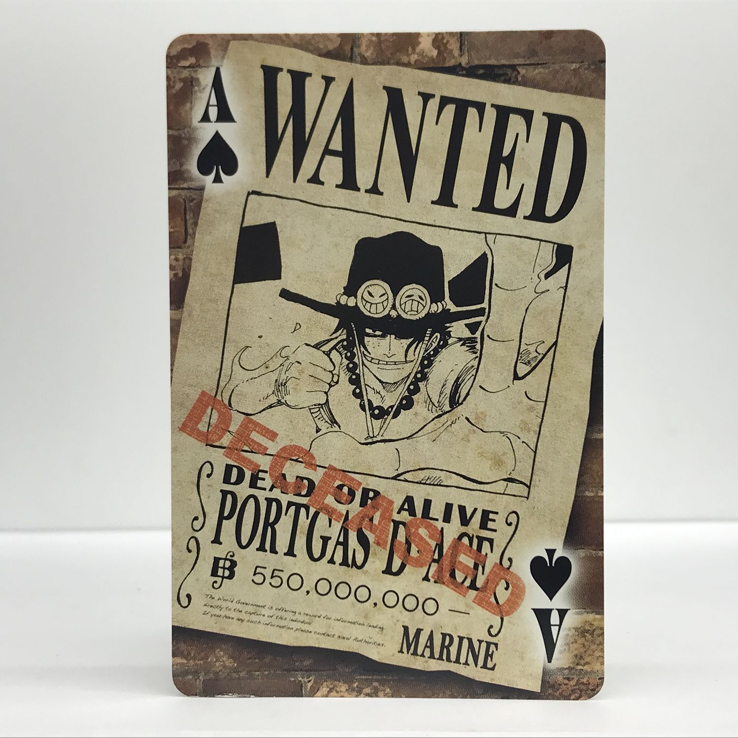 Ace One Piece Wanted Bounty Poster Jigsaw Puzzle