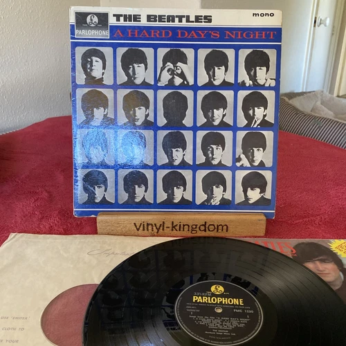 The Beatles A Hard Day's Night 12" Vinyl LP Album Mono PMC1230 3N/3N Ex + Inner