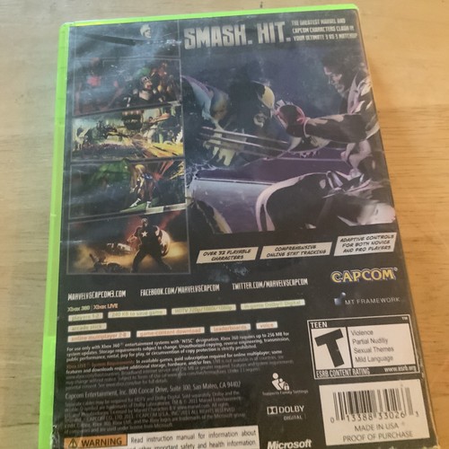 Marvel vs. Capcom 3: Fate of Two Worlds (Microsoft Xbox 360, 2011) Complete - Picture 3 of 3