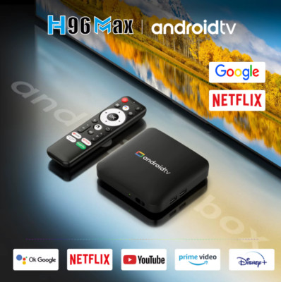 2025 Android 14 Smart TV Box 4K H96 Max UHD 5G WiFi Media Player Quad core 16GB