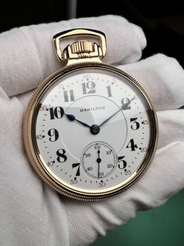 1925 Hamilton 16s Grade 992 Pocket Watch Serviced
