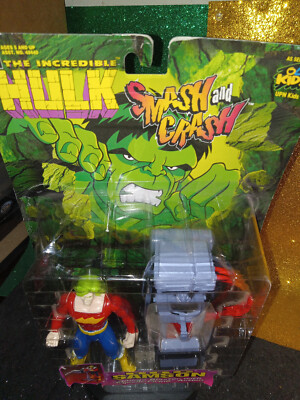 NEW 1997 TOYBIZ THE INCREDIBLE HULK SMASH & CRASH DOC SAMSON ACTION FIGURE