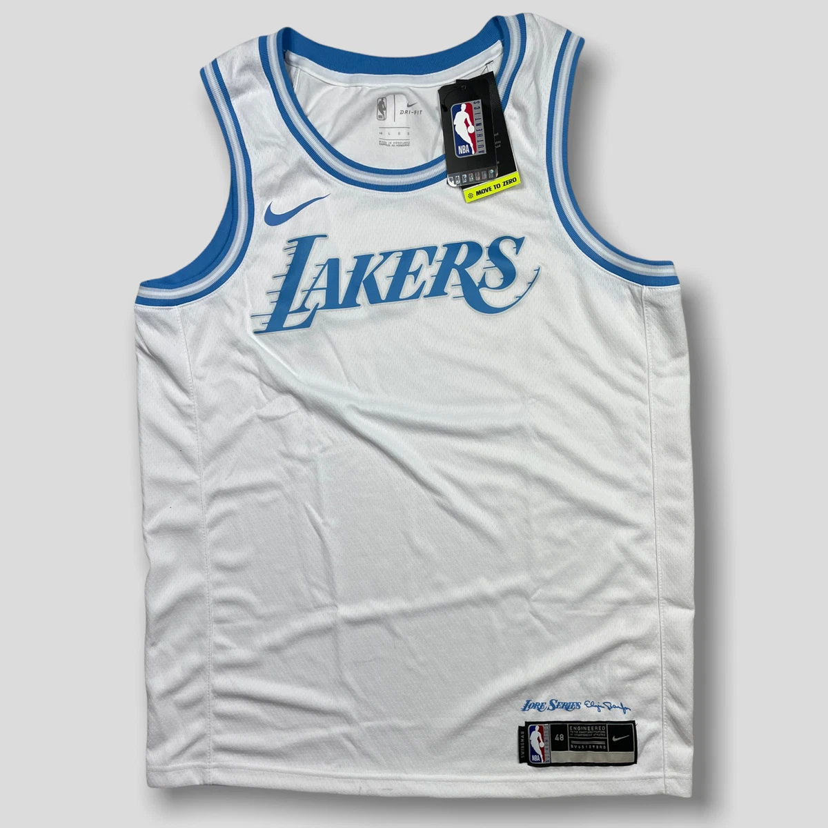 Nike LA Lakers City Edition Lore Series SIZE L 48 Authentic Jersey  CN1738-100