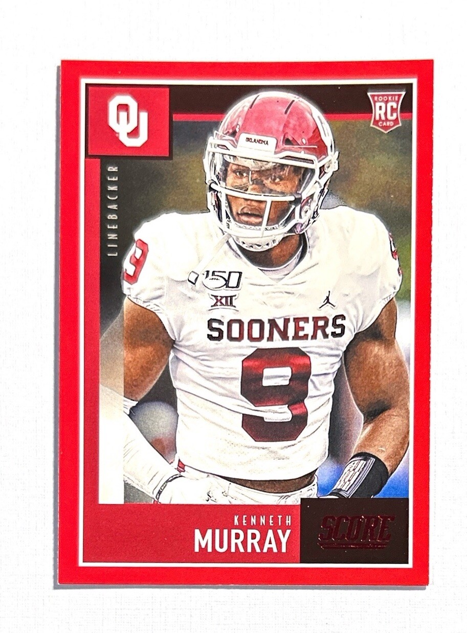 Kenneth Murray ~ 2020 Panini Score ~ Rookie Red Border #348