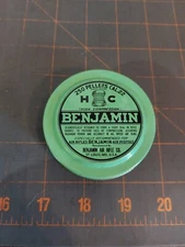 Vintage Benjamin High Compression CAL .22 Air Rifle Pellets Empty Tin Only