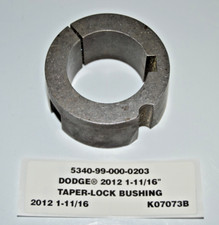 DODGE  2012 TAPER LOCK BUSHING 1-11/16" BORE, 2012-1-11/16" NEW