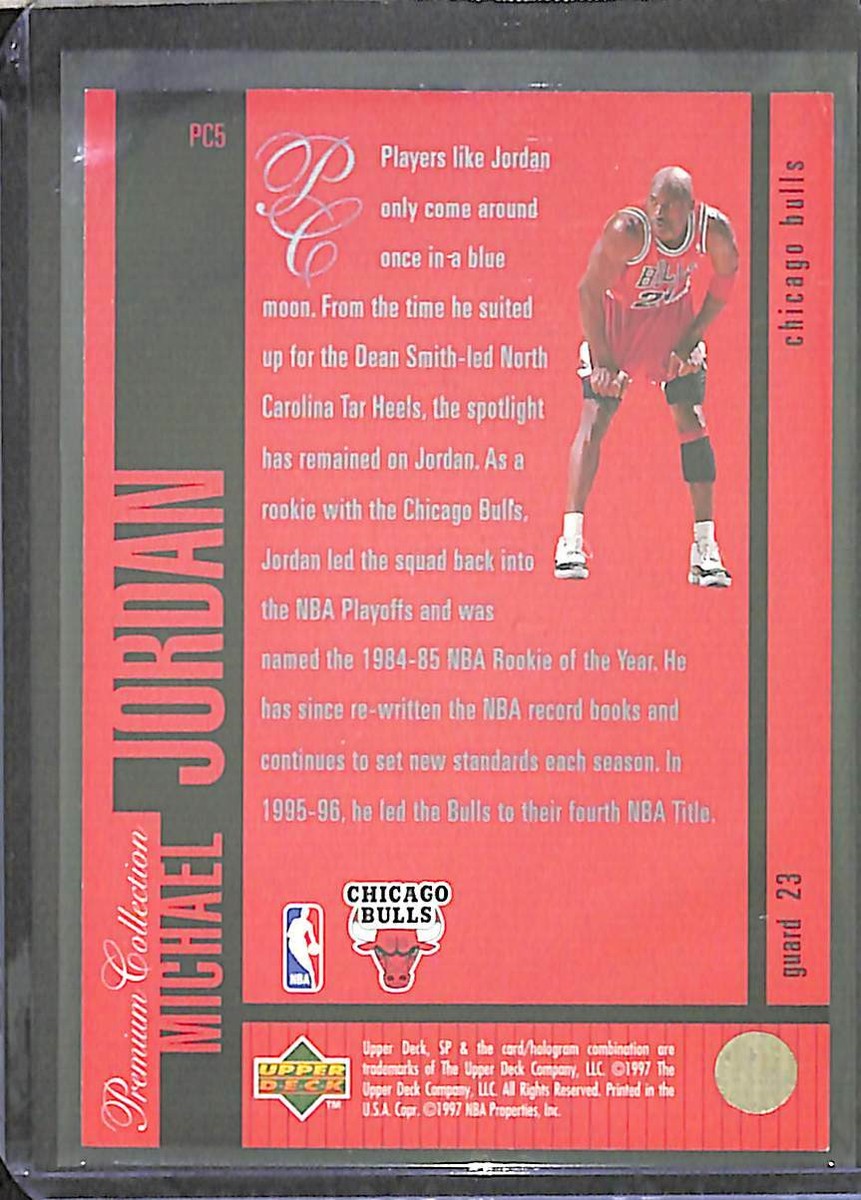 その他 1996-97 Upper Deck SP Premium Collection 1996-97 Upper Deck SP Holoviews #PC-5 Michael Jordan Please