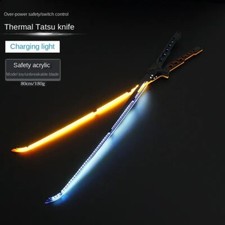 Cyberpunk Thermal Katana Samurai Sword Cosplay Prop LED Light-Up