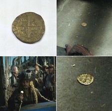 POTC (2017) Film Movie Prop Last Coin In The Safe Johnny Depp Production Used