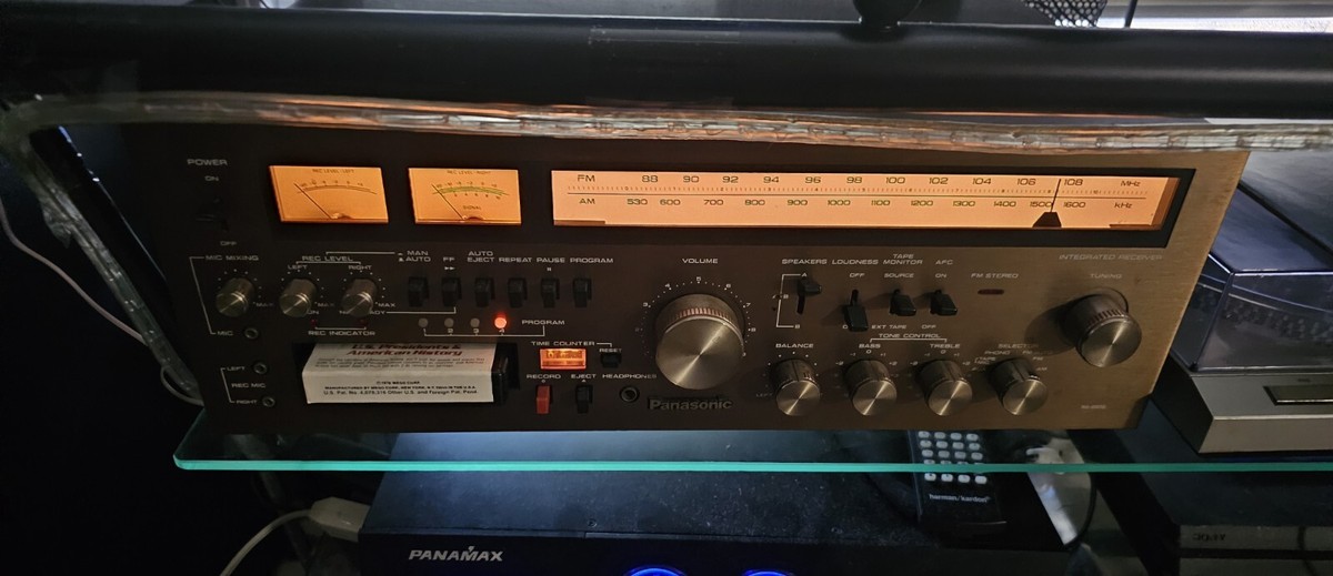 Panasonic RA-6600 Integrated Stereo Receiver W/8-Track Player