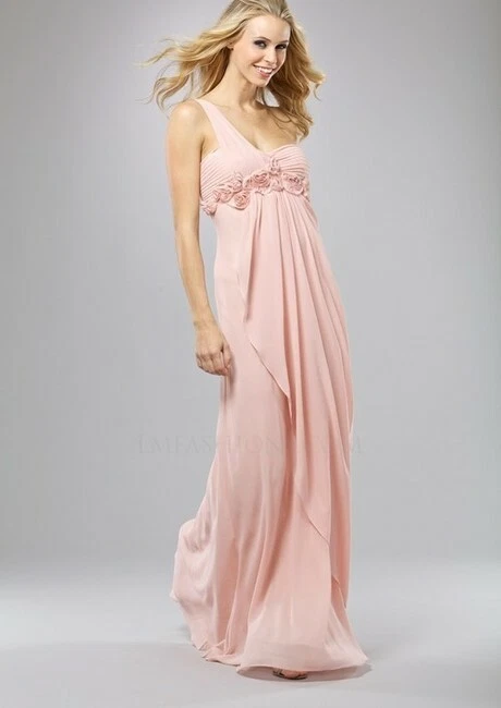 Blush pink clearance maternity bridesmaid dresses