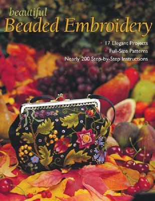 NEW BEAUTIFUL BEADED EMBROIDERY Book Step by Step Instruction Full Size Patterns