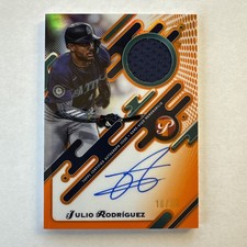 2025 Topps Pristine - Pristine Pieces Auto Relics Julio Rodriguez /25! 🔥🔥📈📈