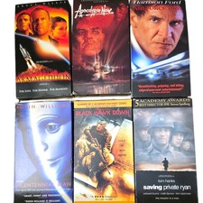 Lot Of 6 VHS TAPES MOVIES MILITARY SUSPENSE AIR FORCE ONE SAVING PRIVATE RYAN