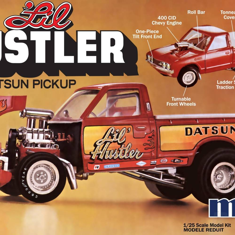 MPC 1975 Datsun Pickup ""Li'l Hustler"" Car Plastic Kit