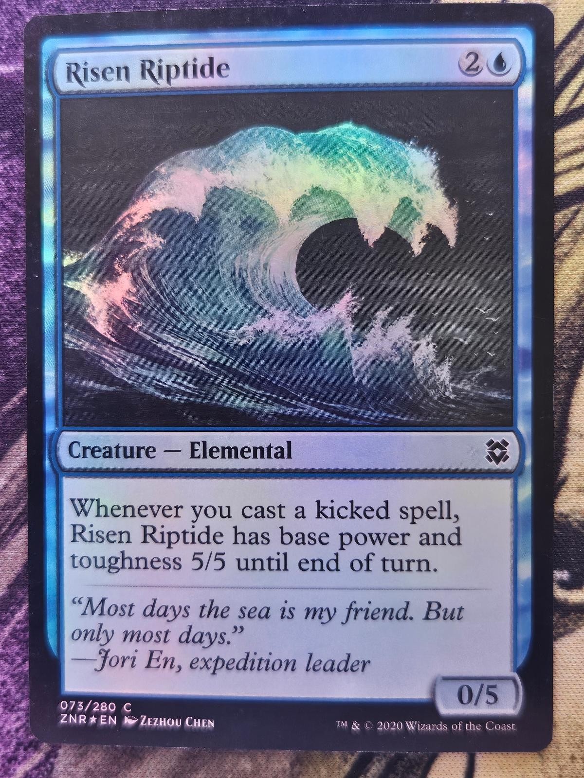 Risen Riptide 73 Common Zendikar Rising Magic: The Gathering Foil Lightly Played