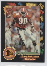 1991 Wild Card Draft Huey Richardson #123 Rookie RC 0c4. rookie card picture
