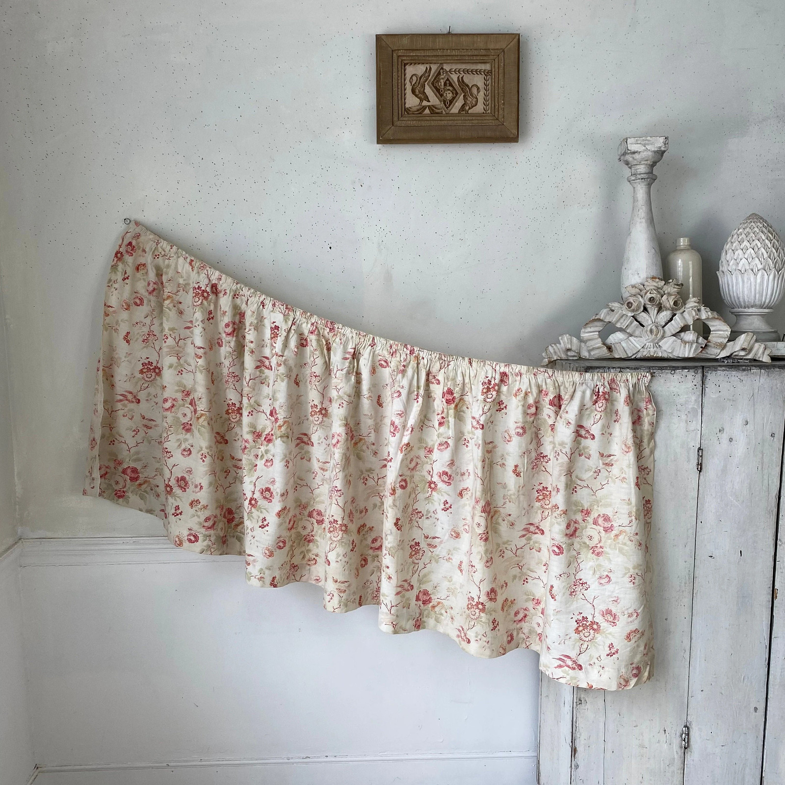 Paul Dumas Vintage French fabric valance material old