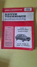 Revue technique Talbot HORIZON