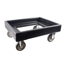 Cambro 17 in x 23 in Black Camdolly® for Camtainers® and Camcarriers®