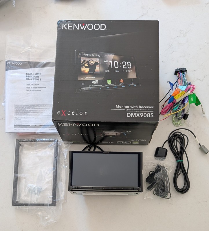 Kenwood eXcelon DMX908S 6.95" Multimedia w/ Apple Carplay & Android Auto HDRadio