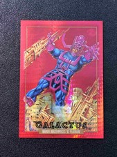Galactus 2024 Marvel Masterpieces 92 Platinum #30 Red Prism /492