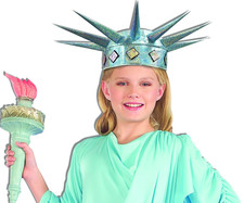 FORO MISS LIBERTY TIARA ESTATUA DE LA LIBERTAD NIÑO DISFRAZ ACCESORIO 72905