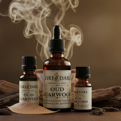 Organic Oud Agarwood Essential Oil   100% Pure & Natural   Free Shipping