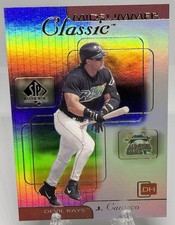 2000 SP Authentic Midsummer Classics Jose Canseco #MC5 FOIL Tampa Bay Devil Rays