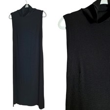 Reformation Turtleneck Ribbed Midi Dress Womens XL Casual Minimalist Clean Girl