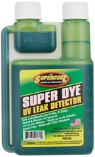 TSI Supercool D8 A/C U/V Dye Green (Self Measure Bottle) 8oz - Treats 32 Vehi...