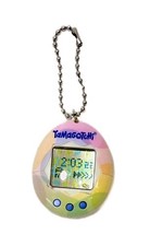 2018 Tamagotchi Gen 1 Original Bandai Virtual Pet Rainbow Pastel Keychain Egg