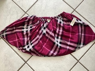 Original Burberry Rock Skirt Nova Check Pink Schwarz Gr.36/S Neuwertig