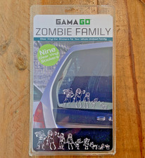 Gama Go Zombie Family Clear Vinyl Window Stickers One Set Of 9 Pieces Brand New Gama Go Zombie Family Clear Vinyl Window Stickers One Set Of 9 Pieces Brand New