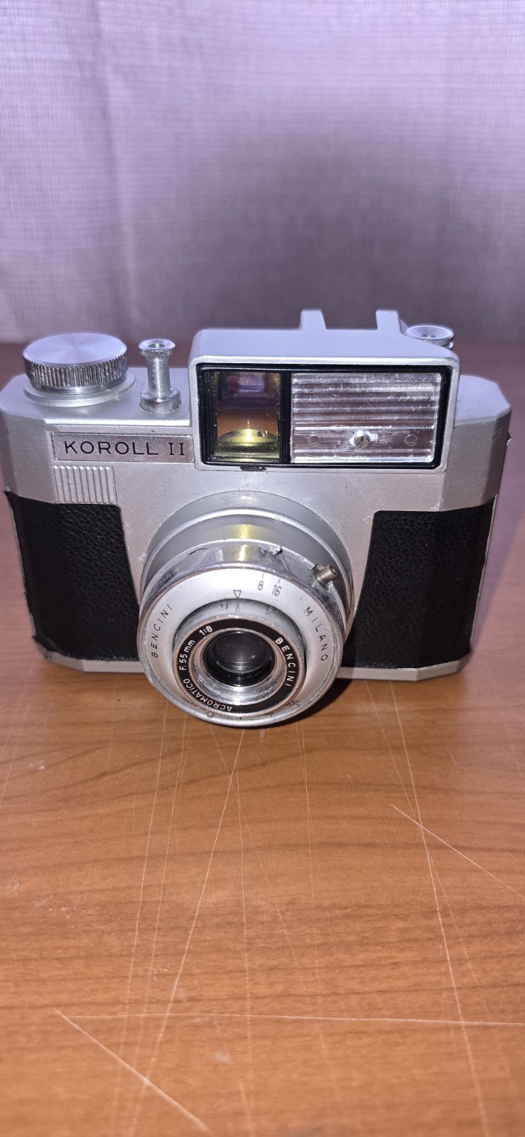 Macchina fotografica KOROLL II BENCINI anni '60 vintage