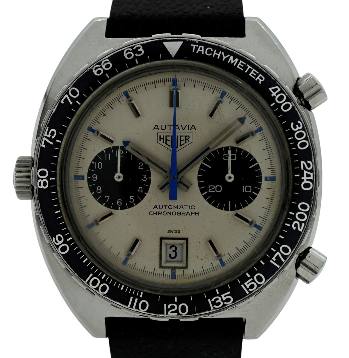 Heuer 42mm Vintage Autavia 