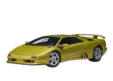 Lamborghini Diablo SE30 1/18 Scale Diecast Model Metallic Yellow Giallo Spyder