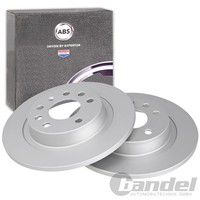 2X ABS Bremsscheiben 278Mm Voll Hinten Passend FüR Cadillac BLS Fiat Croma Opel