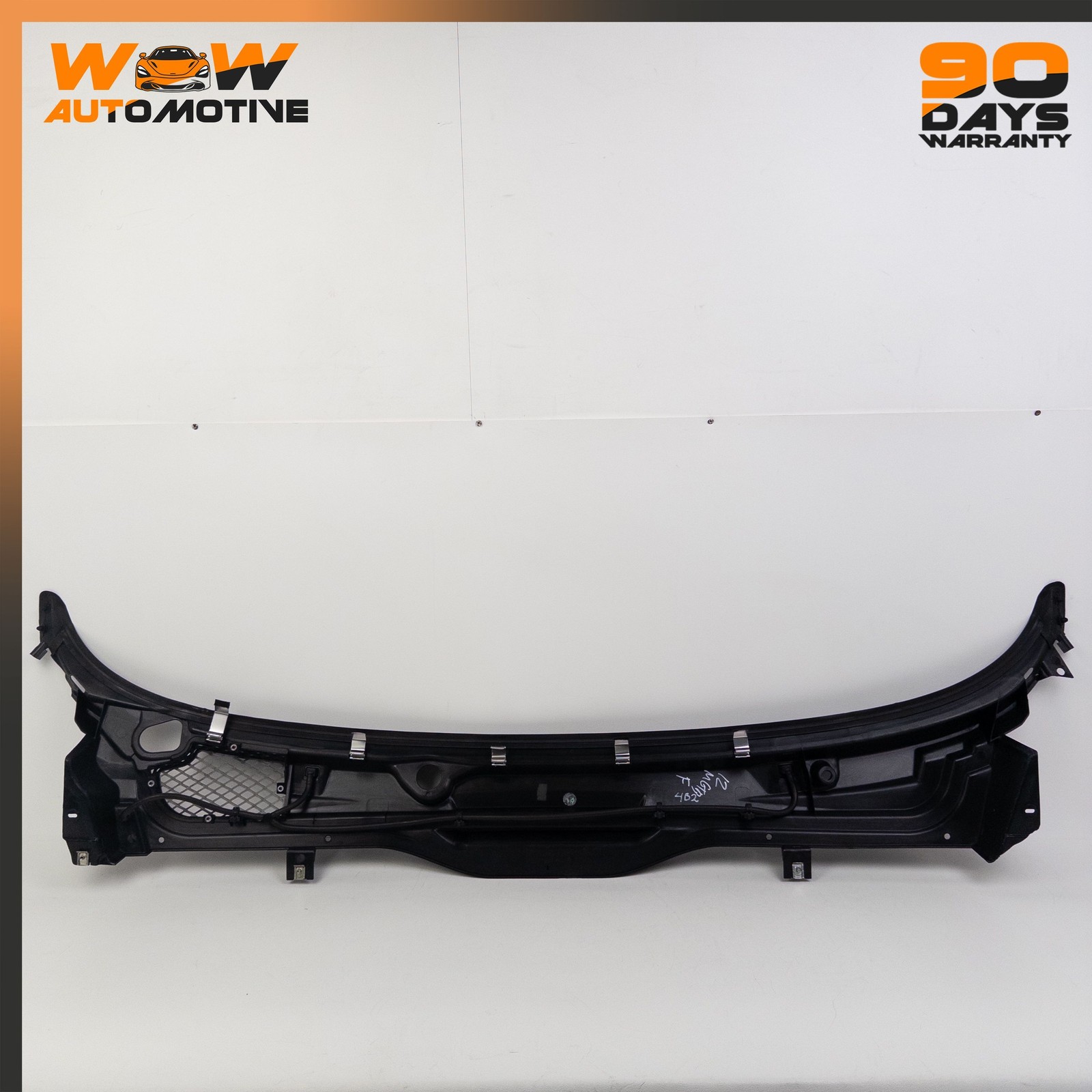 08-19 MASERATI GRANTURISMO S WINDSHIELD WIPET PLASTIC COWL COVER PANEL TRIM OEM