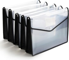 Plastic File Folder Poly Envelope Expanding File Wallet Document Folder with