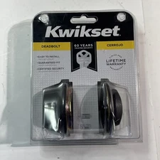 Kwikset 660 Series Single Cylinder Dead-bolt  - Venetian Bronze P D
